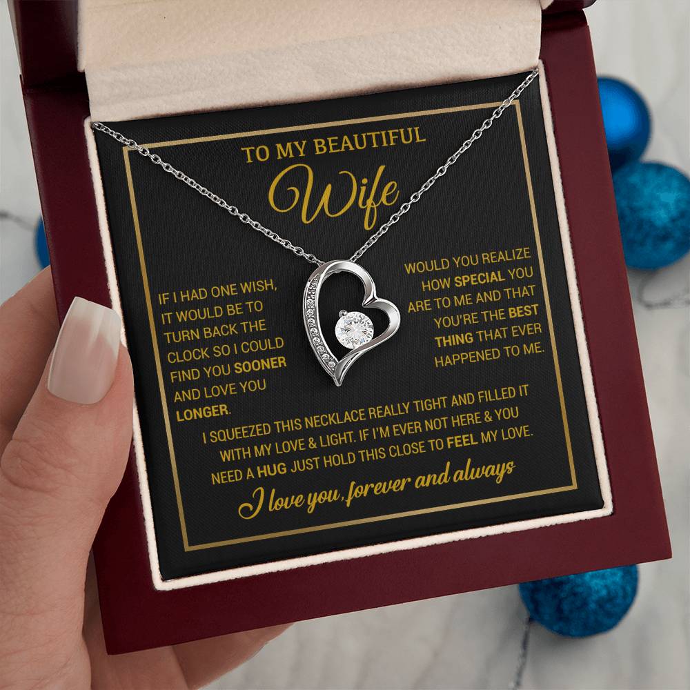 To My Wife Necklace, Christmas Gifts For Women, Anniversary Gift For Wife 19_11