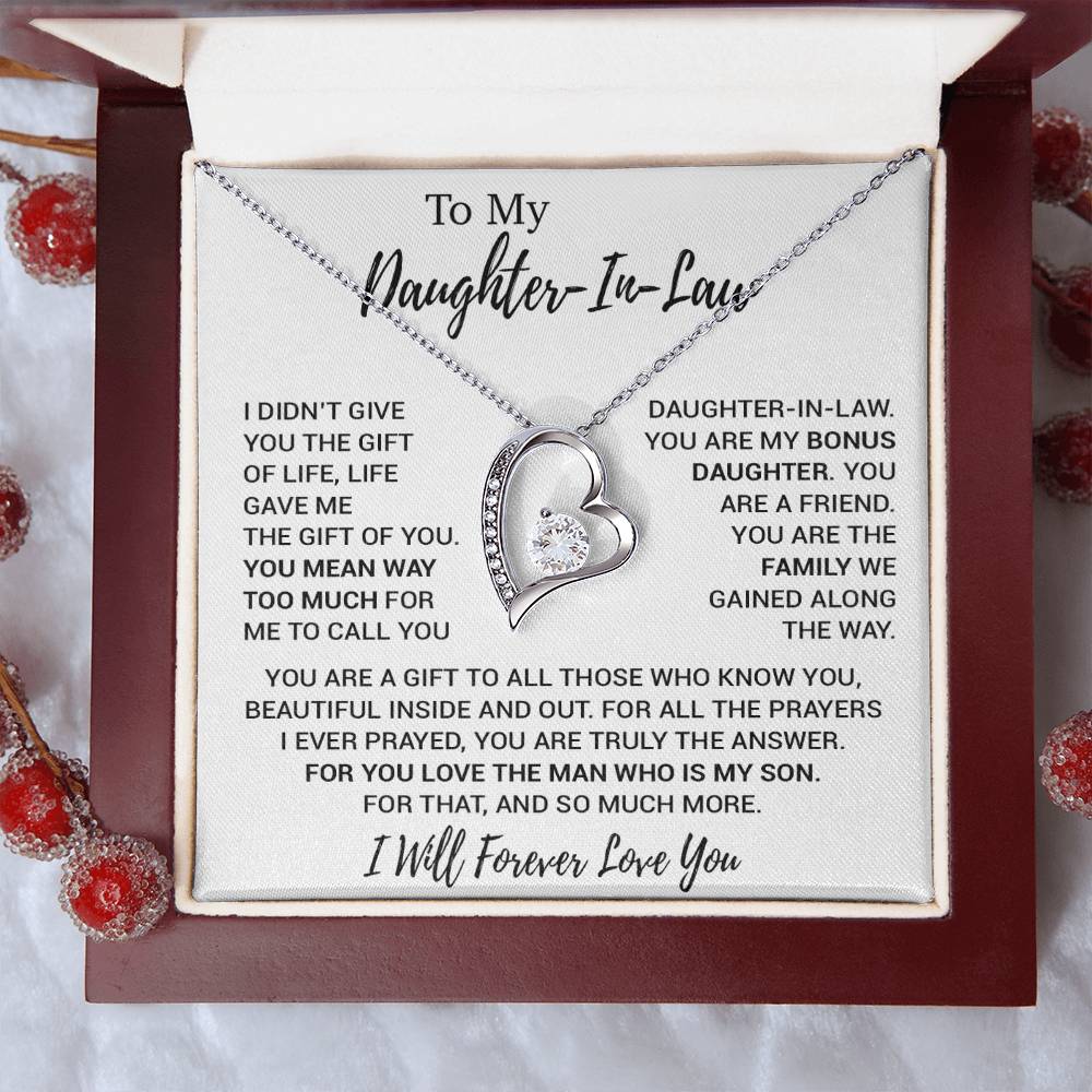 To My Daughter-In-Law Necklace, Gift For Daughter In Law, Daughter In Law Gift 18_10