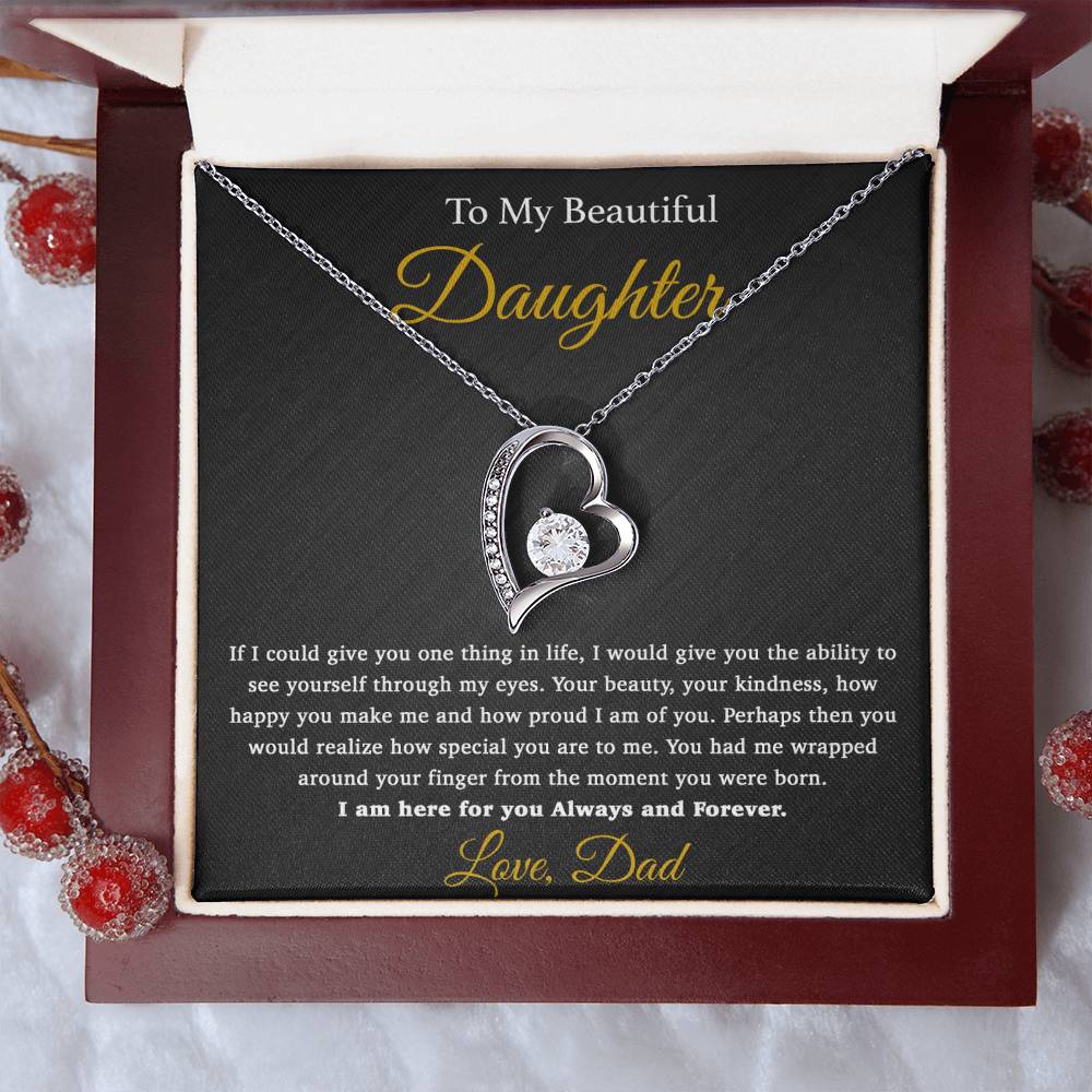 To My Daughter Necklace, Daughter Father Necklace, Daughter Gift From Dad 11_3