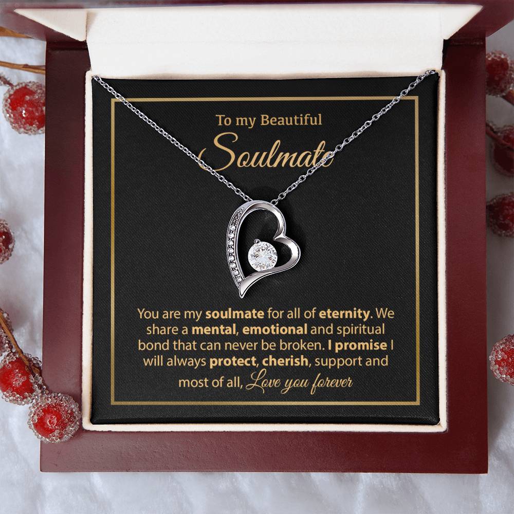 To My Soulmate Necklace,Anniversary, Valentine Gift for Wife, Girlfriend 19_12