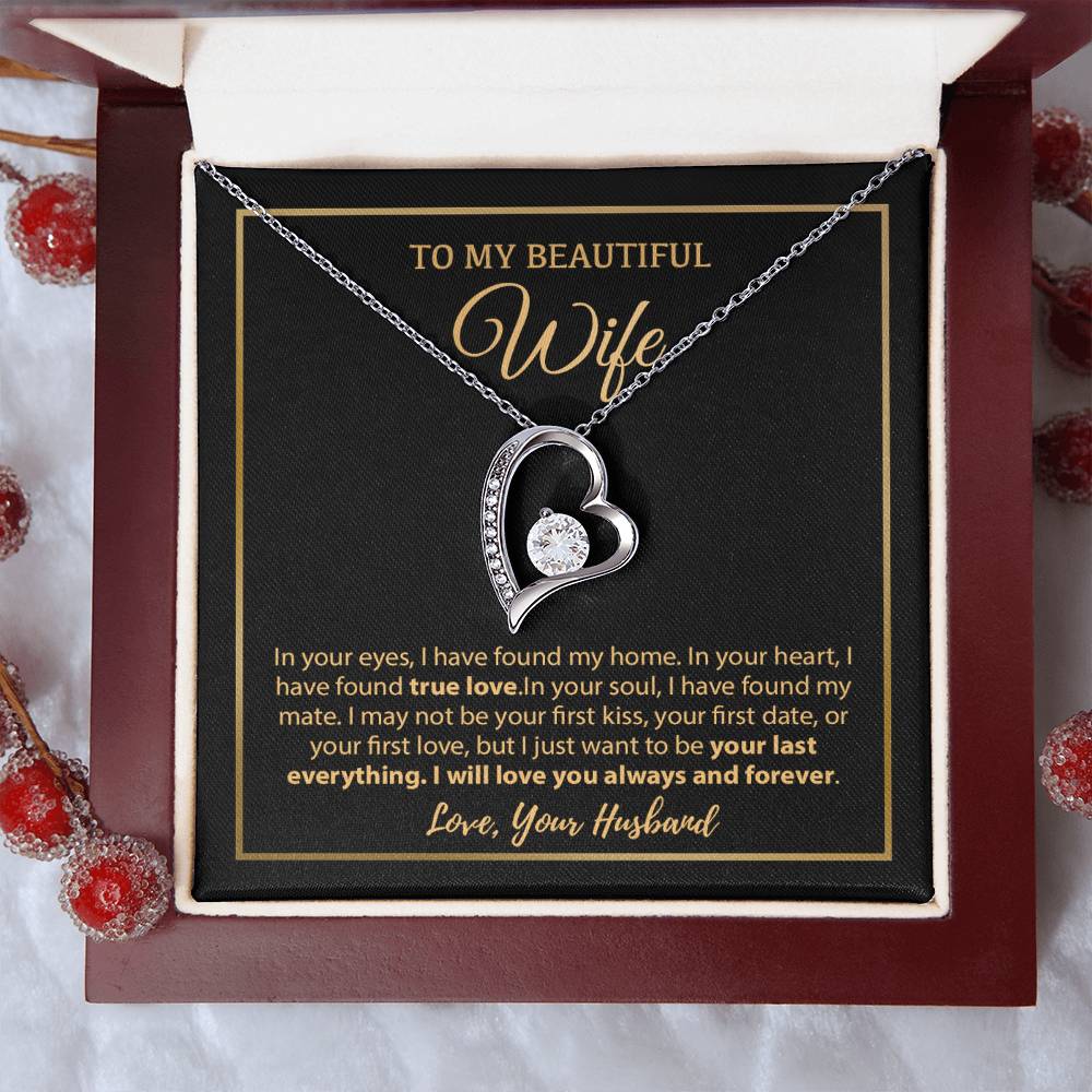 To My Wife Necklace, Christmas Gifts For Women, Anniversary Gift For Wife 18_12