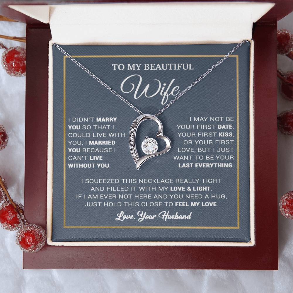 To My Wife Necklace, Gift For Wife, Anniversary Gift For Wife, Christmas Gift 13_12