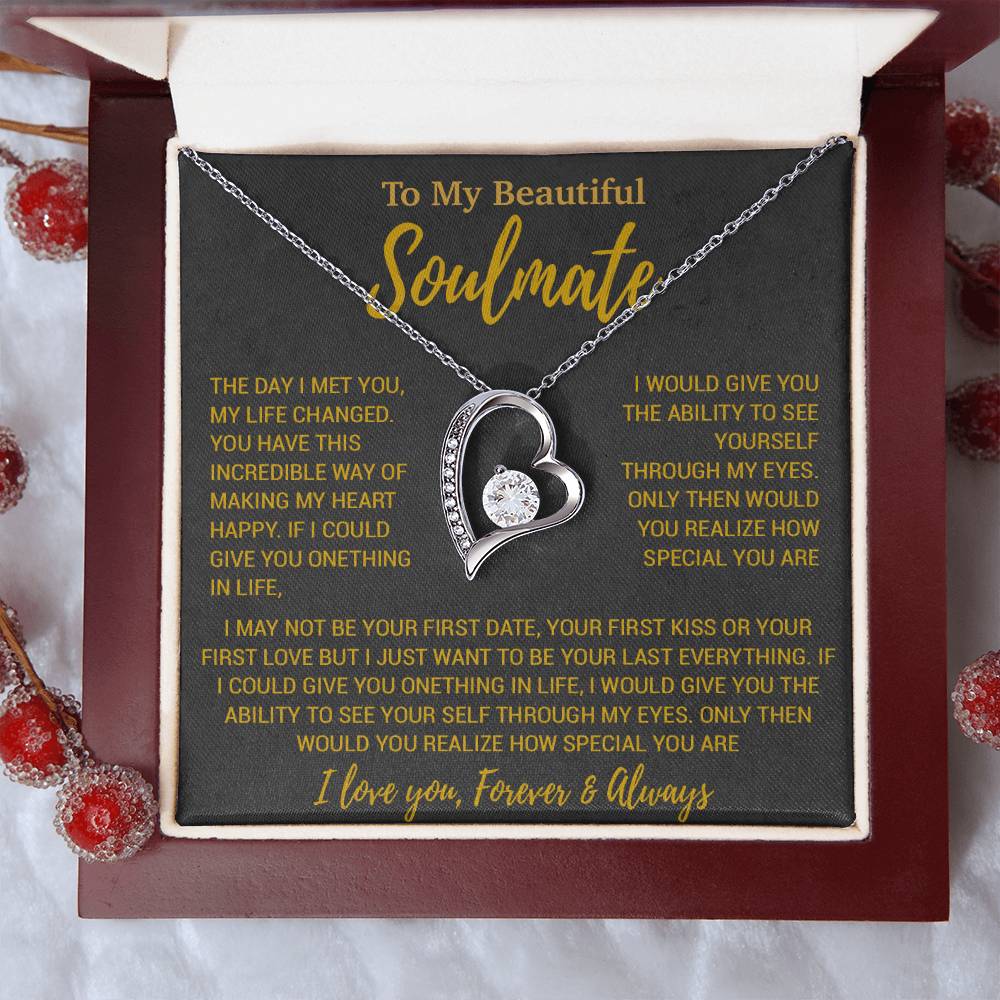 To My Soulmate Necklace, Birthday Gifts For Her, Christmas Gift For Soulmate 19_9