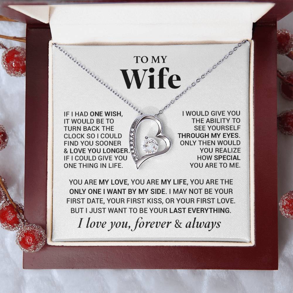 To My Wife Necklace, Anniversary Gift For Wife, Wife Birthday, Gift For Wife 23_7