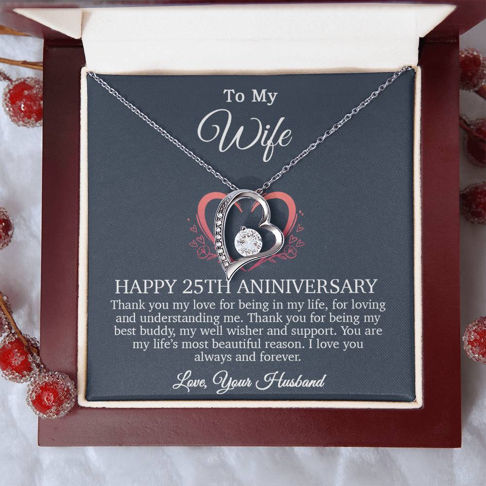 25th Anniversary Gift For Wife, 25 Year Anniversary Gifts, 25th Wedding Anniversary Gift Ideas_Blue
