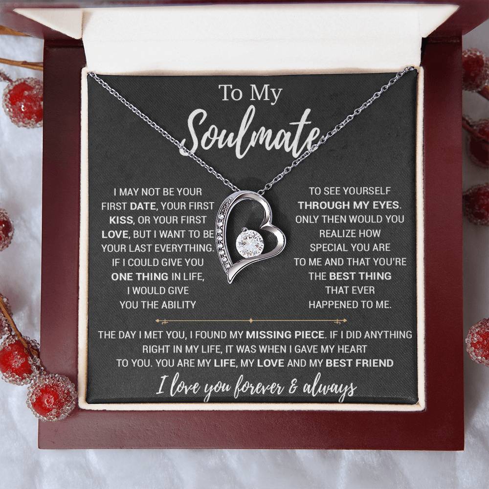 To My Soulmate Necklace, Birthday Gifts For Her, Christmas Gift For Soulmate 13_9