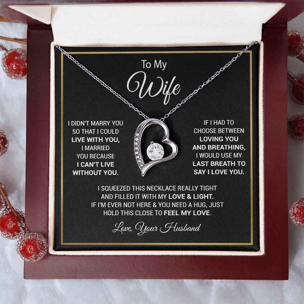 To My Wife Necklace, Anniversary Gift For Wife, Wife Birthday Gift, Gift For Wife, Romantic Gift 17_1