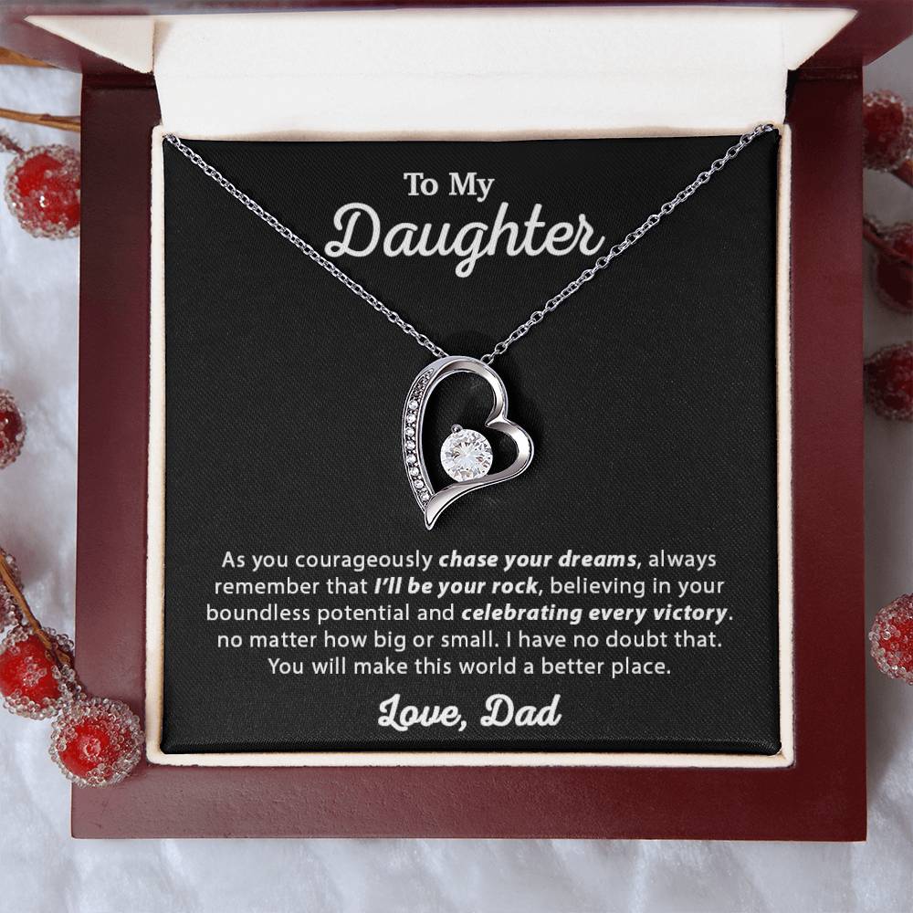 To My Daughter Necklace, Daughter Father Necklace, Daughter Gift From Dad 16_1