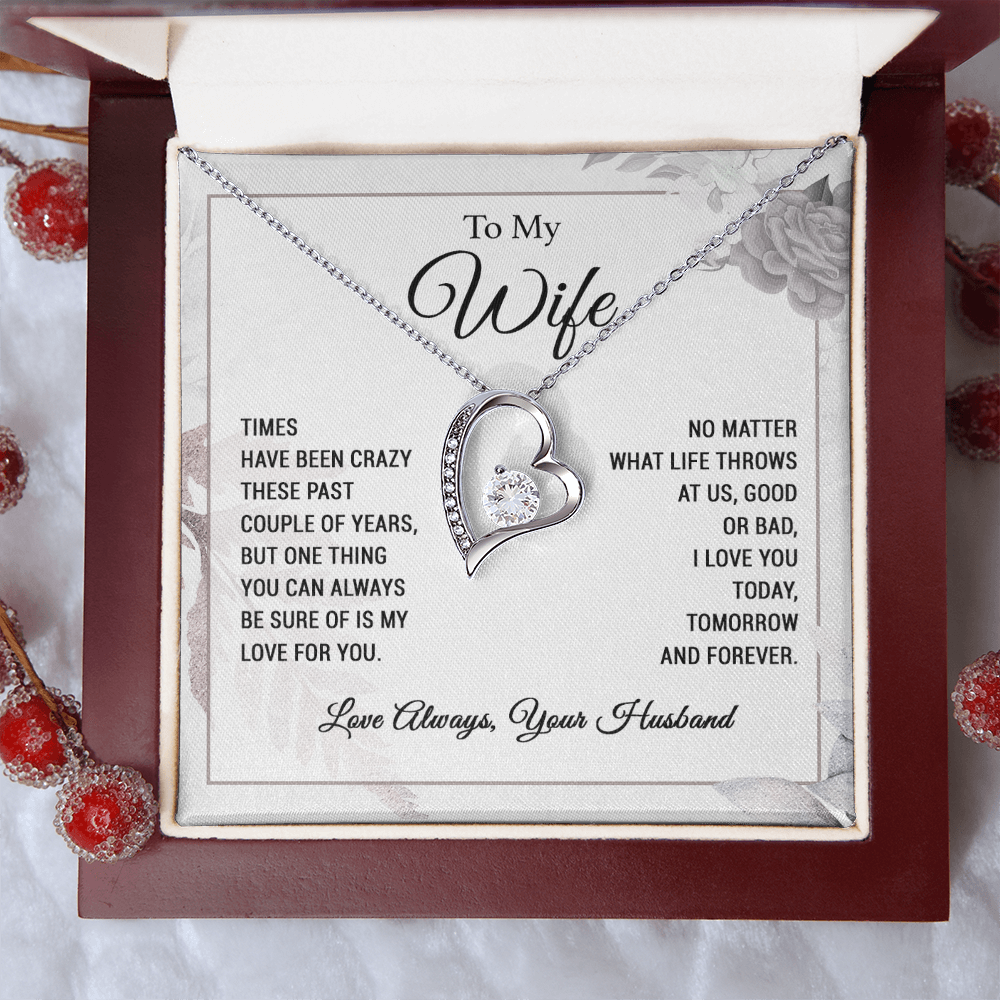 To My Wife Necklace Wife Gift from Husband, Anniversary Gift, Wife Birthday