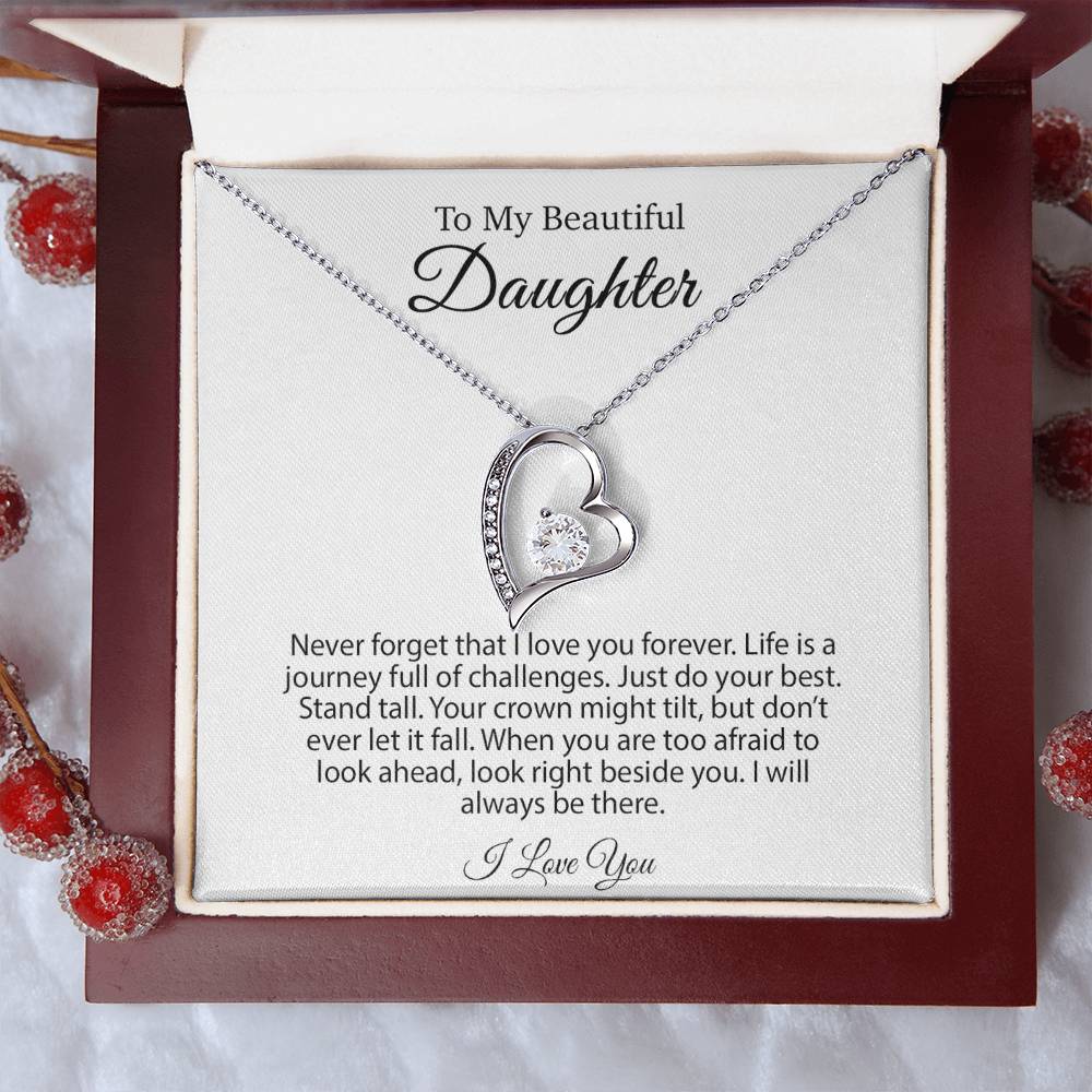 To My Daughter Necklace Gift From Dad, Daughter Necklace, Daughter Gift, Christmas Gift