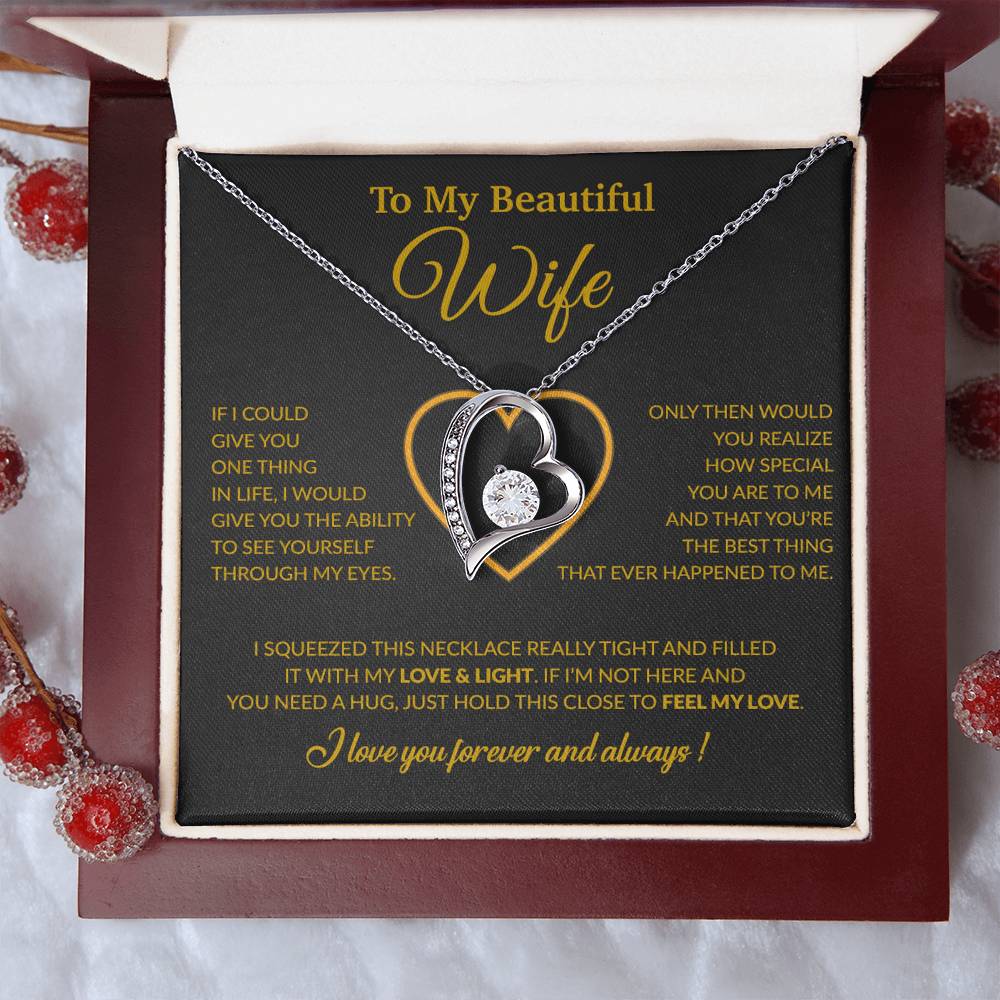 To My Wife Necklace, Christmas Gifts For Women, Anniversary Gift For Wife 16_12_2025_Gold
