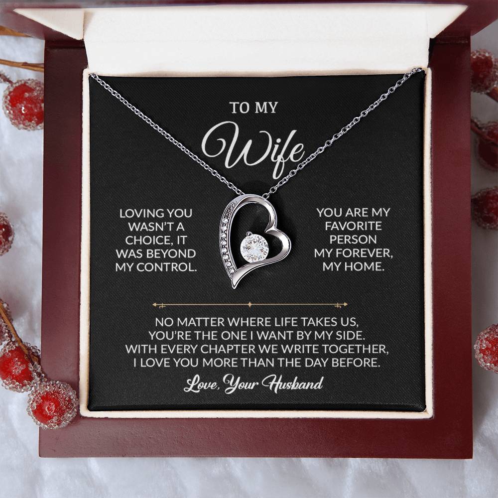 To My Wife Necklace, Gift For Wife, Anniversary Gift For Wife, Necklace For Wife