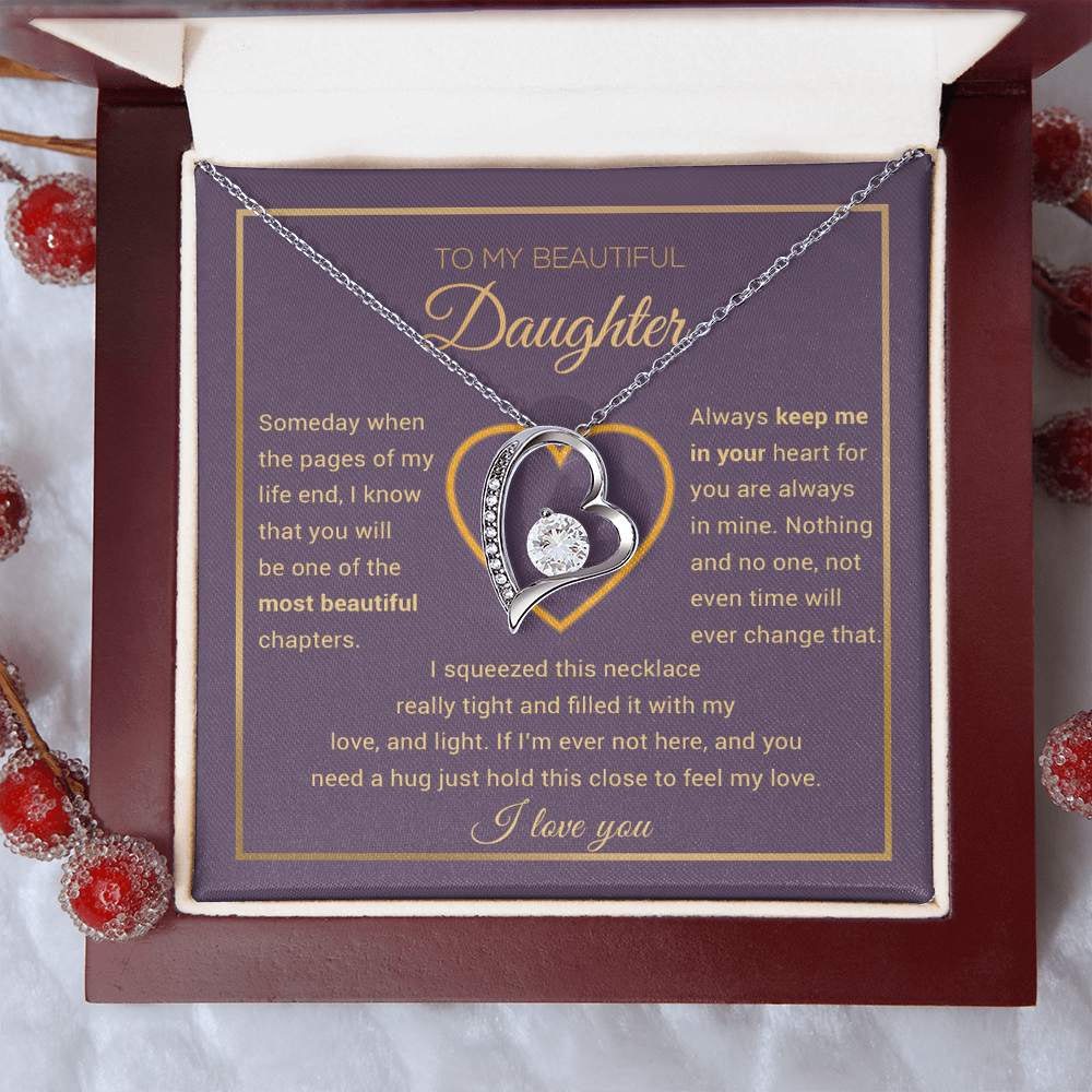 To My Daughter Necklace, Gift For Daughter From Dad, Daughter Father Necklace 30_11_Tim