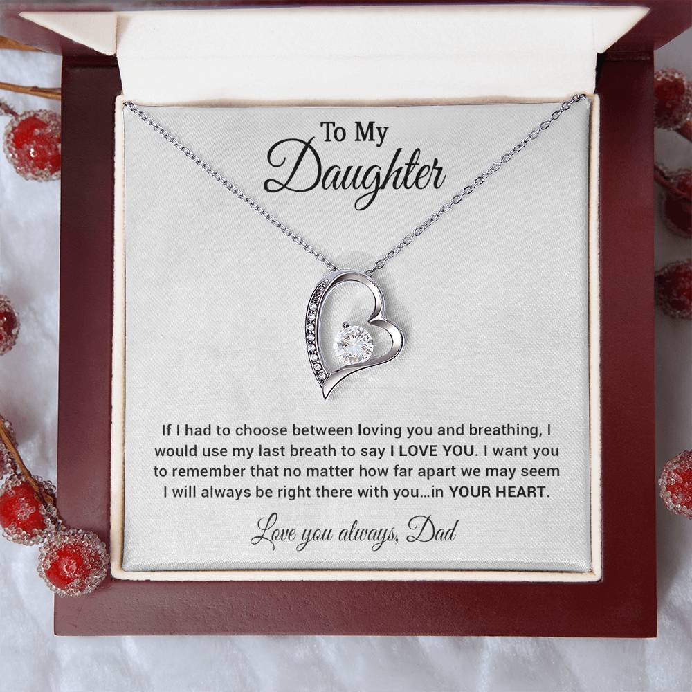 To My Daughter Necklace, Daughter Father Necklace, Daughter Gift from Dad 30_4