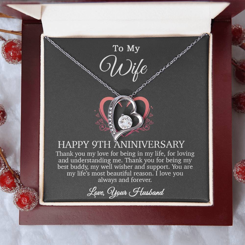 9th Anniversary Gift For Wife, 9 Year Anniversary Gifts, 9th Wedding Anniversary Gift Ideas