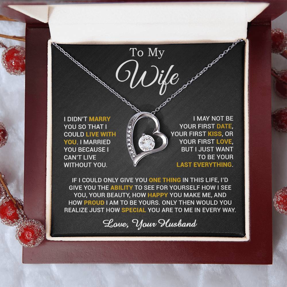 To My Wife Necklace, Gift For Wife, Anniversary Gift For Wife, Necklace For Wife 2_6