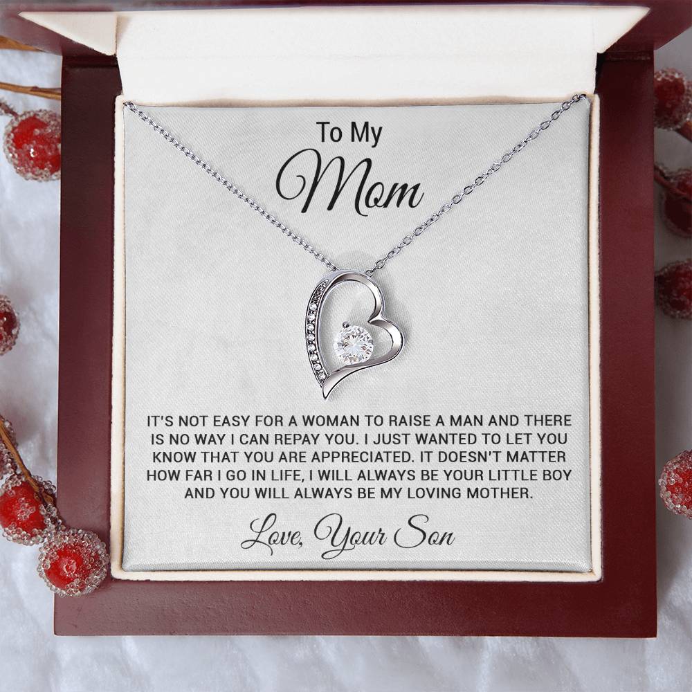 To My Mom Necklace, Mom Gift, Mom Mother's Day Gifts, Mom Gift From Son 26_3