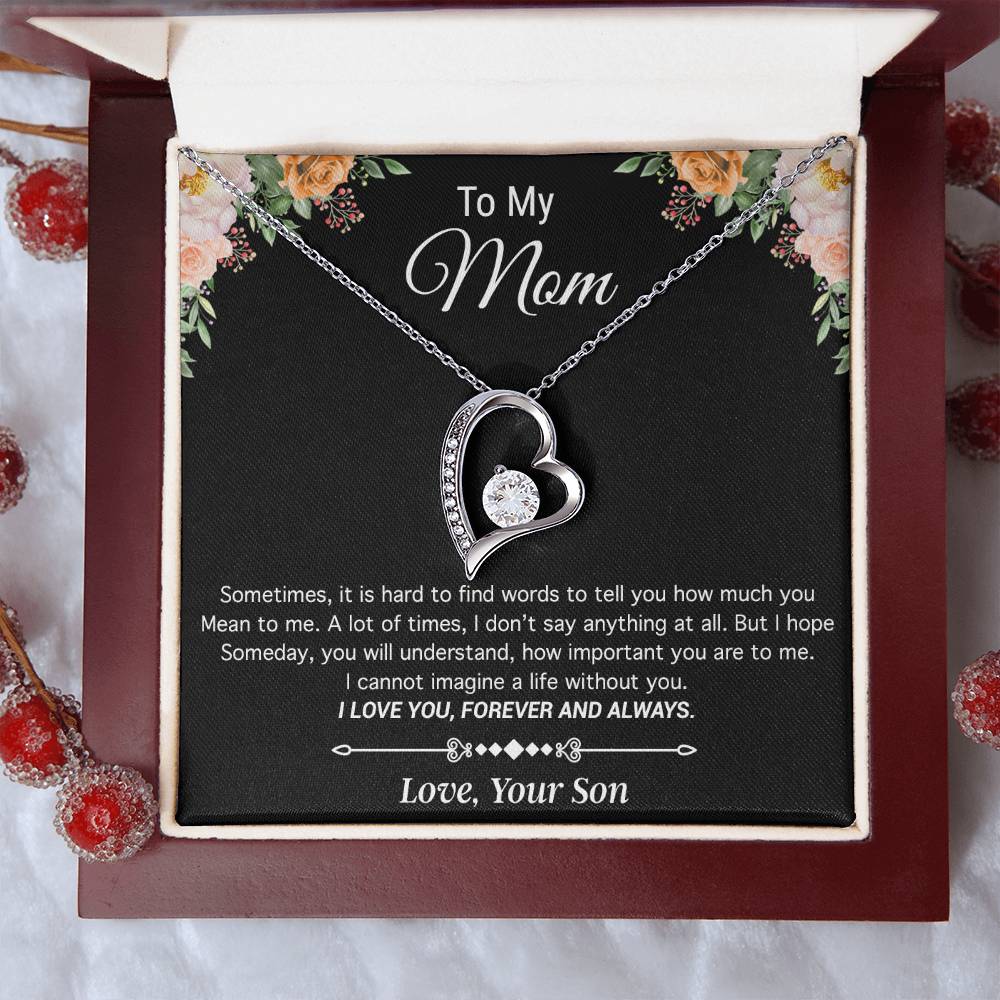 To My Mom Necklace, Mother's Day Gifts To Mom, Mom Gift From Daughter, Gifts for Mom from Son 6_3
