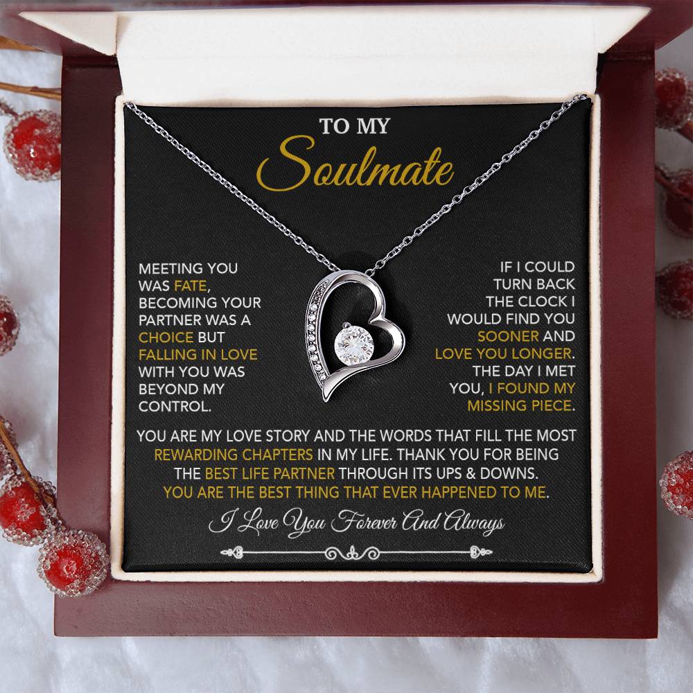 To My Soulmate Necklace, Soulmate Gift, Gift For Girlfriend, Christmas Gift 15_10
