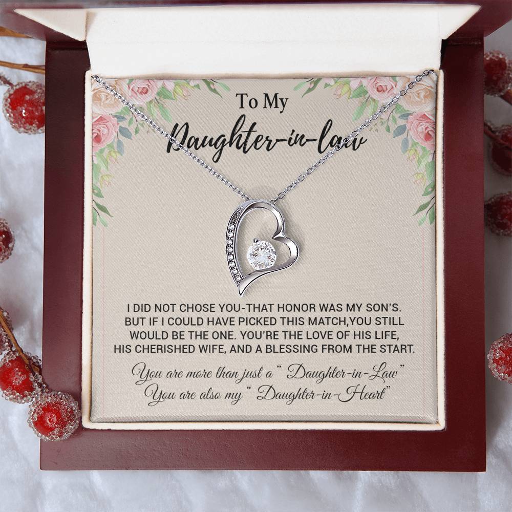 To My Daughter-In-Law Necklace, Gift For Daughter In Law, Daughter In Law Gift 8_11