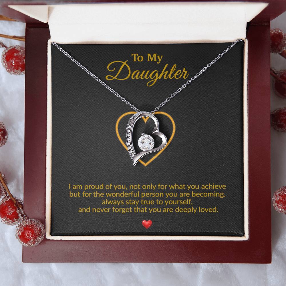To My Daughter Necklace, Gift for Daughter from Dad, Father Daughter Necklace