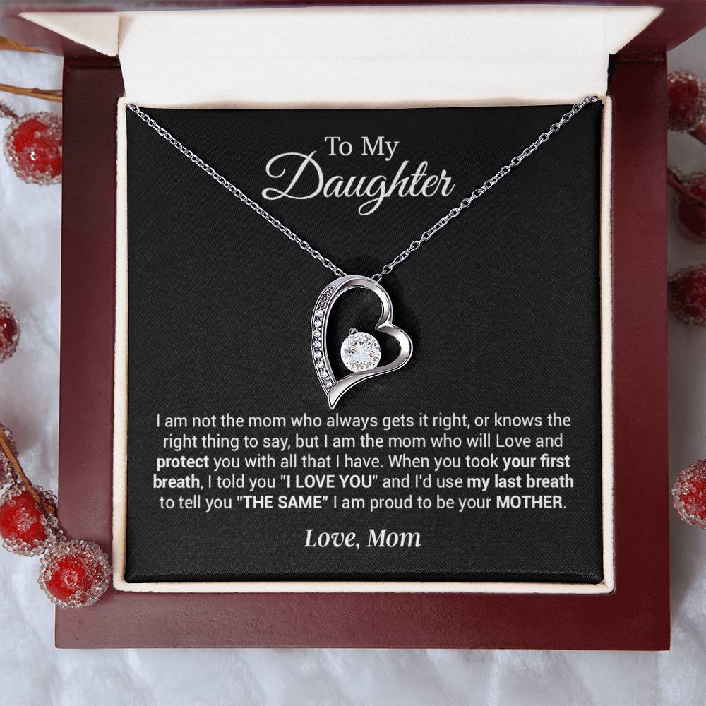 To My Daughter Necklace, Gift For Daughter From Mother, Mother's Day Gift