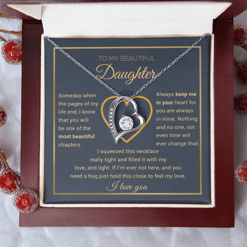 To My Daughter Necklace, Daughter Gift from Dad, Mom,Christmas Gift 13_11