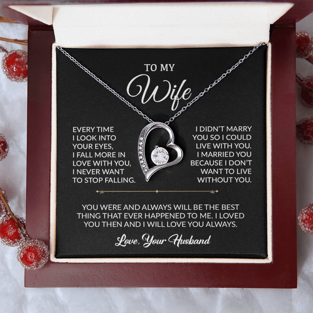 To My Wife Necklace, Gift For Wife, Anniversary Gift For Wife, Necklace For Wife