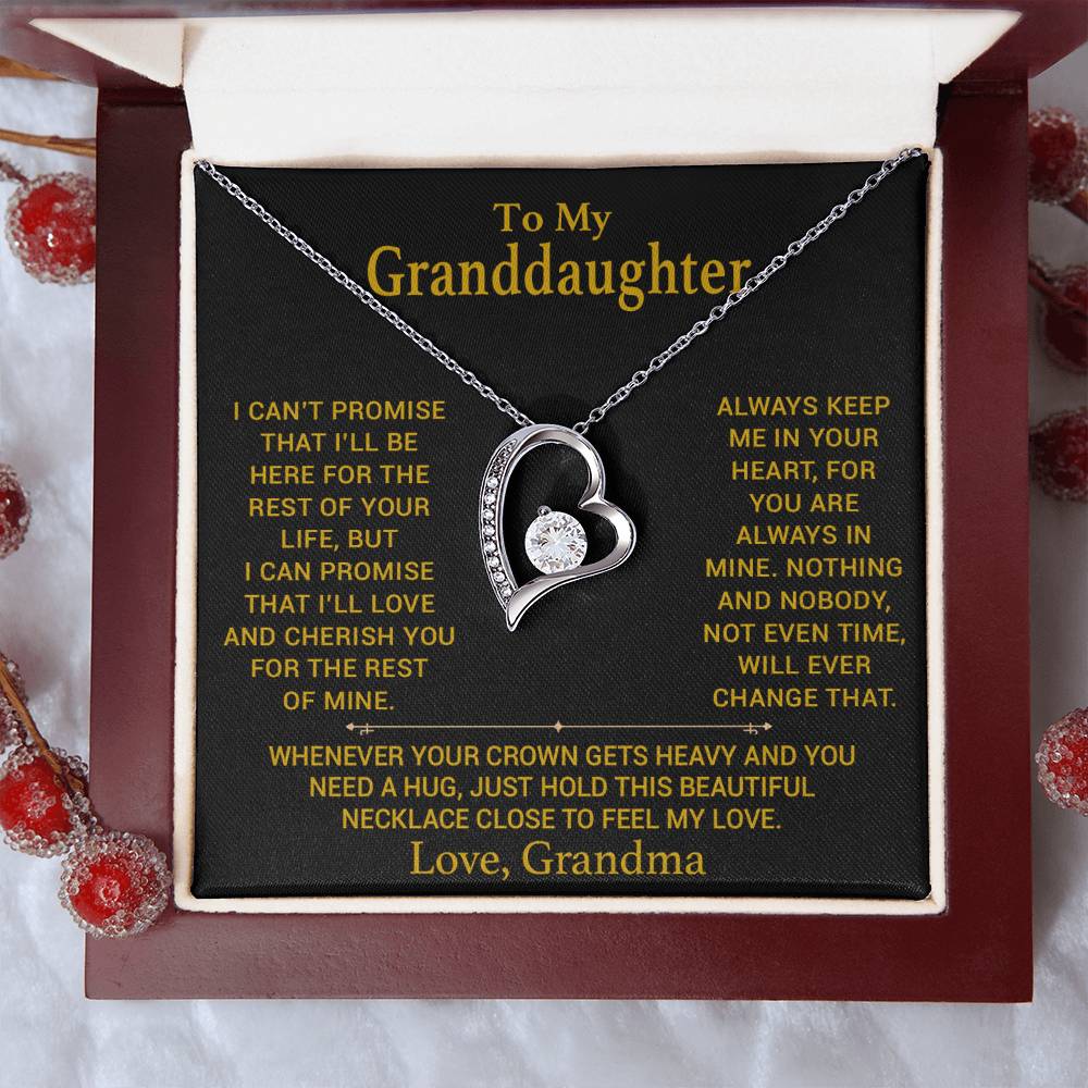 To My Granddaughter Necklace, Granddaughter Gift from Grandma, Gift from Grandpa_26_9