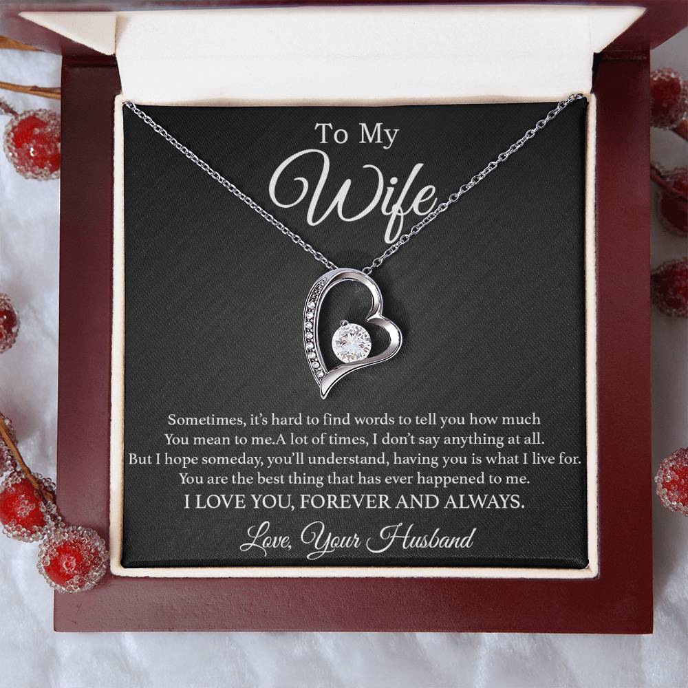 To My Wife Necklace, Gift For Wife, Anniversary Gift For Wife, Necklace For Wife 28_2