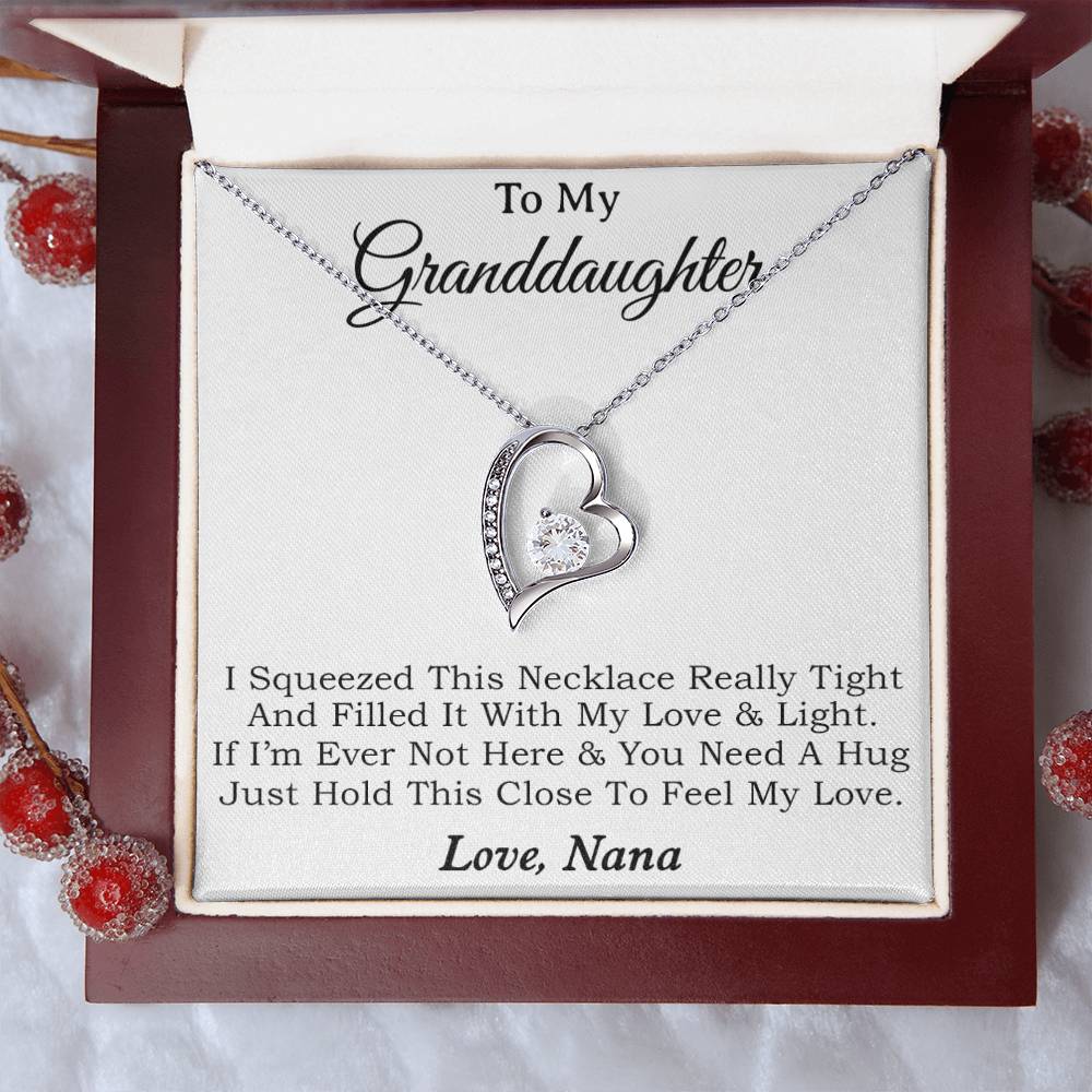 To My Granddaughter Necklace, Granddaughter Gift, Gifts for Granddaughters, Granddaughter Necklace 30_10