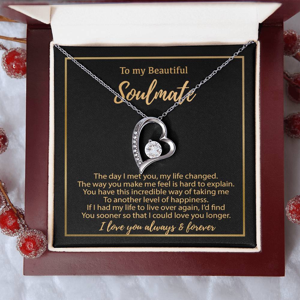 To My Soulmate Necklace,Anniversary, Valentine Gift for Wife, Girlfriend 18_12