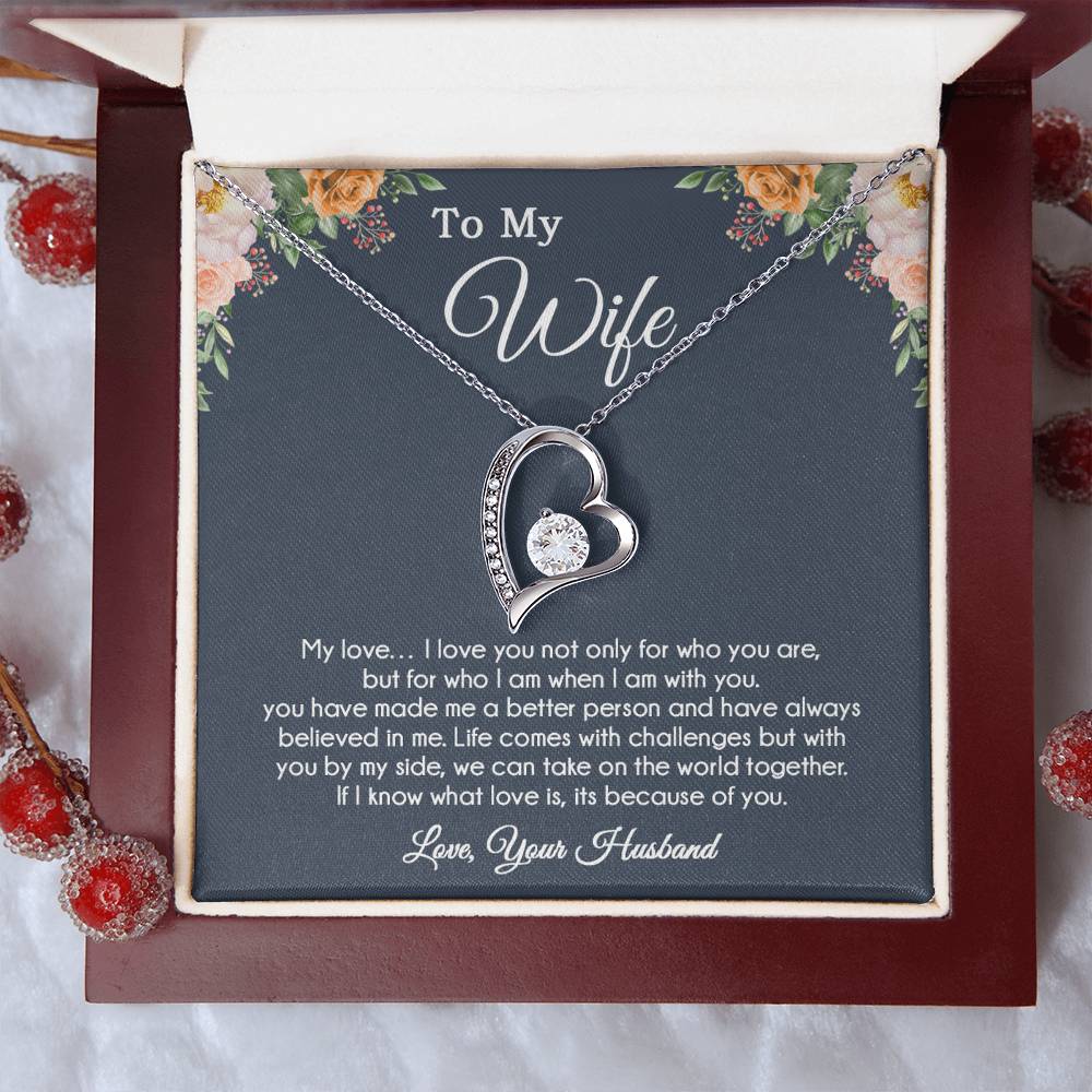 To My Wife Necklace, Wife Gift From Husband, Wife Husband Necklace, Christmas Gift 6_9