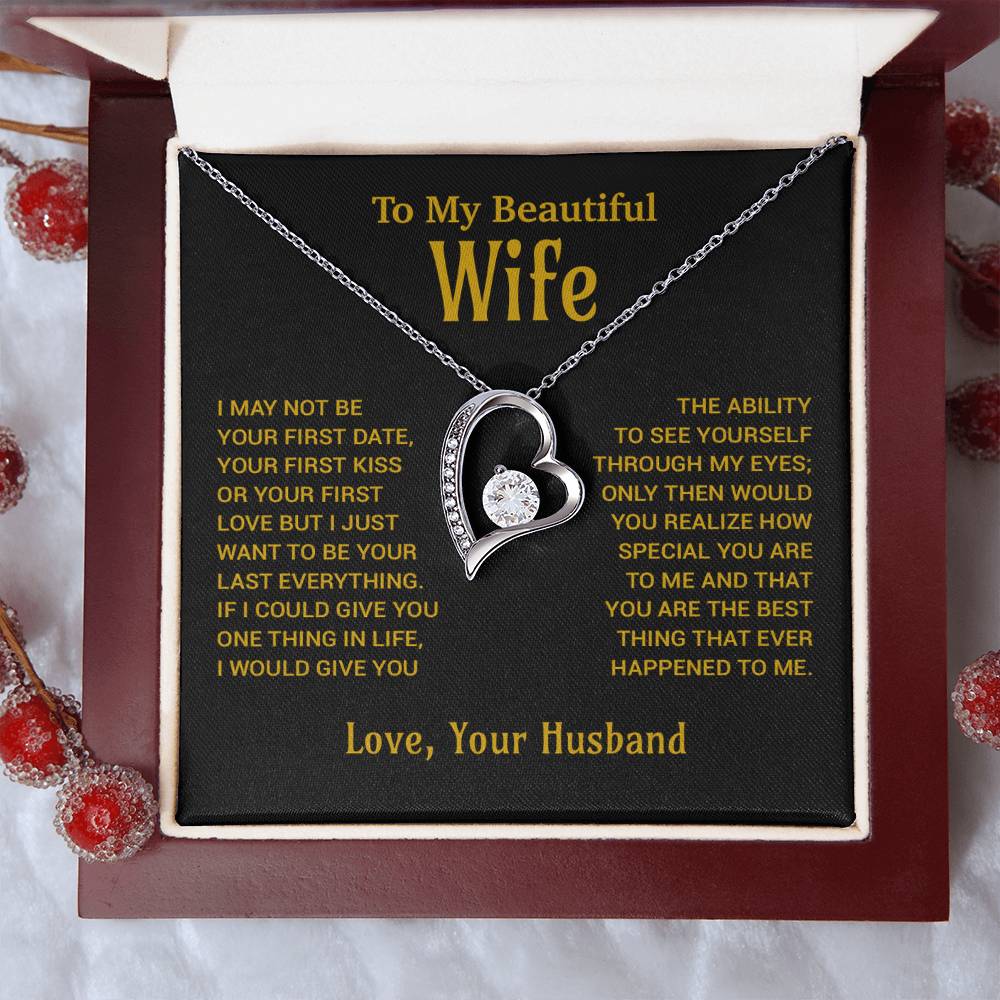 To My Wife Necklace, Christmas Gifts For Women, Anniversary Gift For Wife 14_11