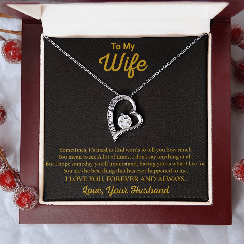 To My Wife Necklace, Gift For Wife, Anniversary Gift For Wife, Necklace For Wife 9_11