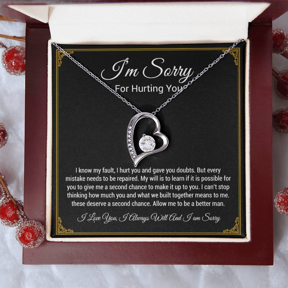 I'm Sorry Necklace Gifts, Apology Gifts For Her, Forgiveness Gift, Wife Gift 16_4