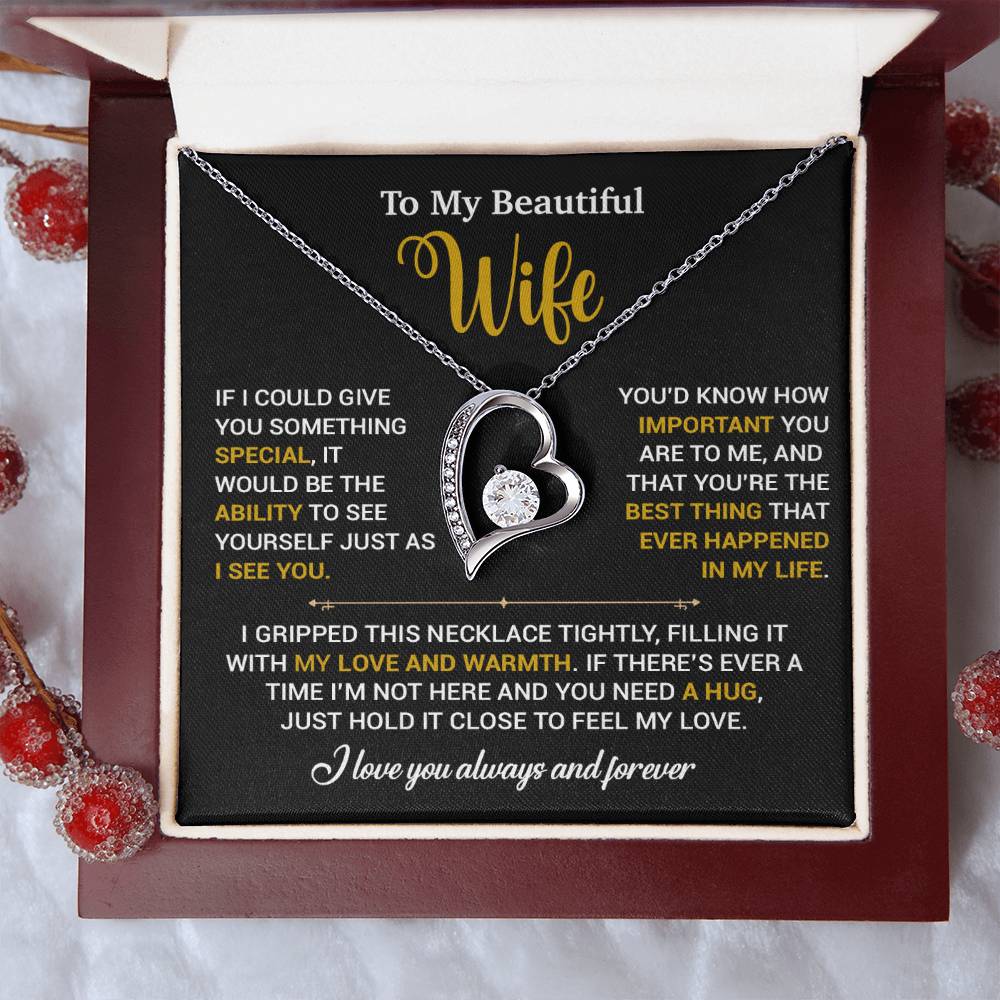 To My Wife Necklace, Christmas Gifts For Women, Anniversary Gift For Wife 25_11
