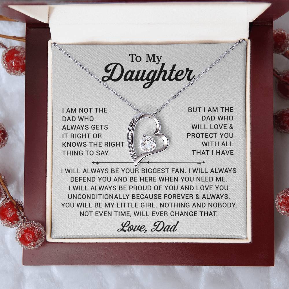 To My Daughter Necklace, Gift for Daughter from Dad, Father Daughter Necklace 5_10