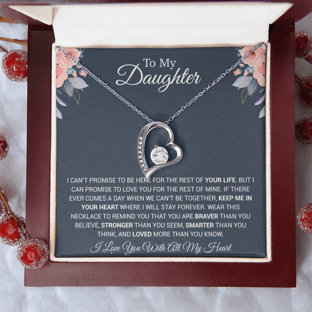 To My Daughter Necklace, Daughter Father Necklace, Daughter Gift From Dad, Mom 16_11
