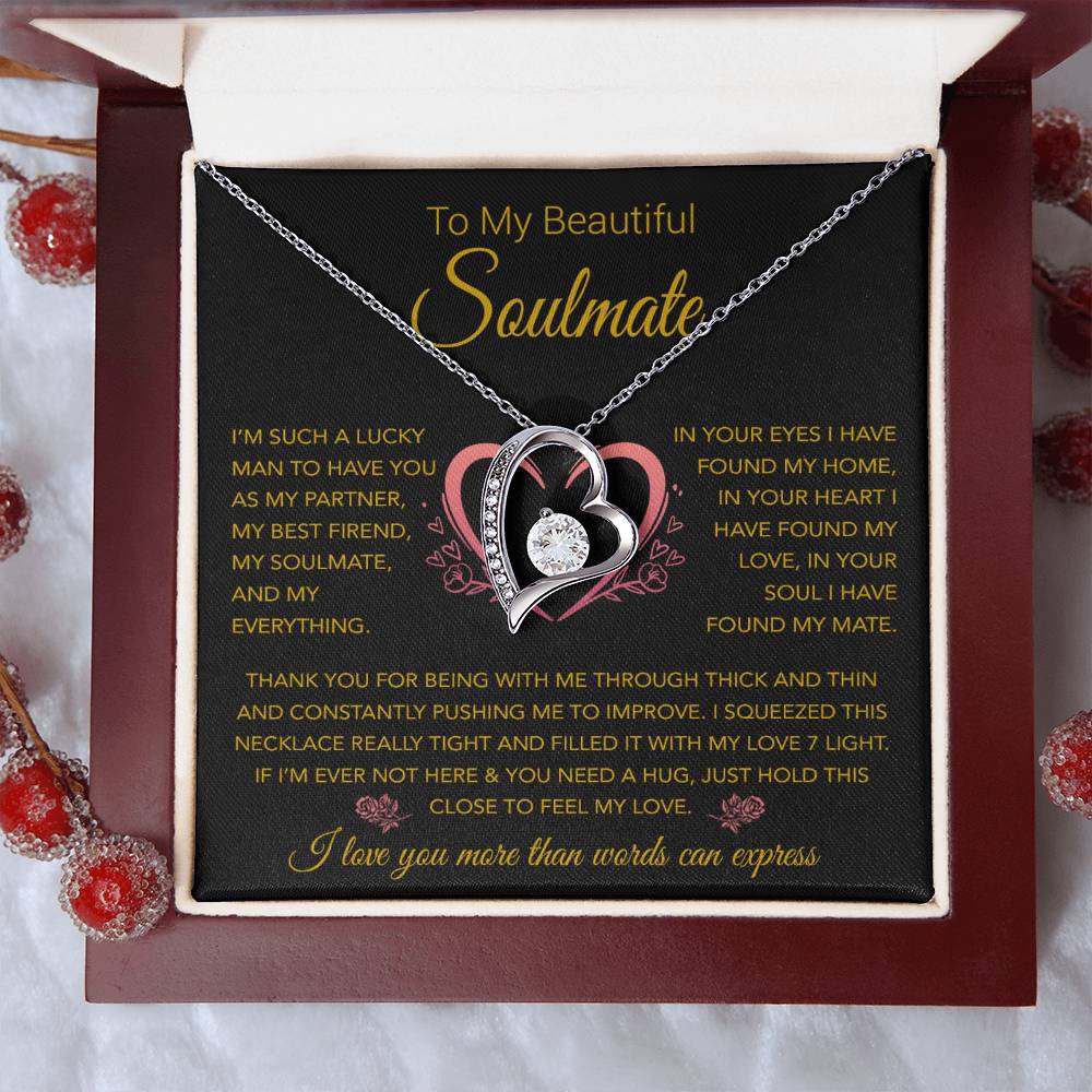 To My Soulmate Necklace, Vanlentines Gifts For Women, Anniversary Gift For Soulmate 20_1