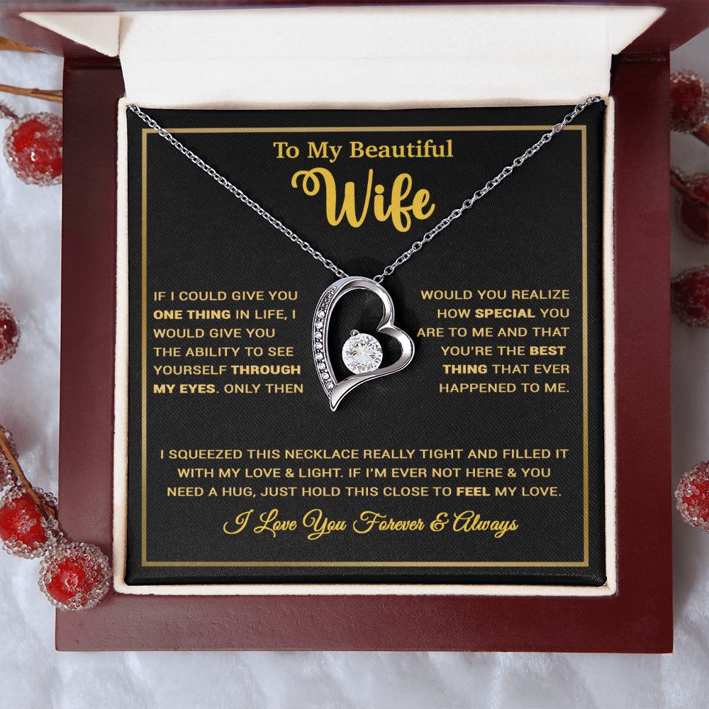 To My Wife Necklace, Gift For Wife, Anniversary Gift For Wife, Christmas Gift 30_11