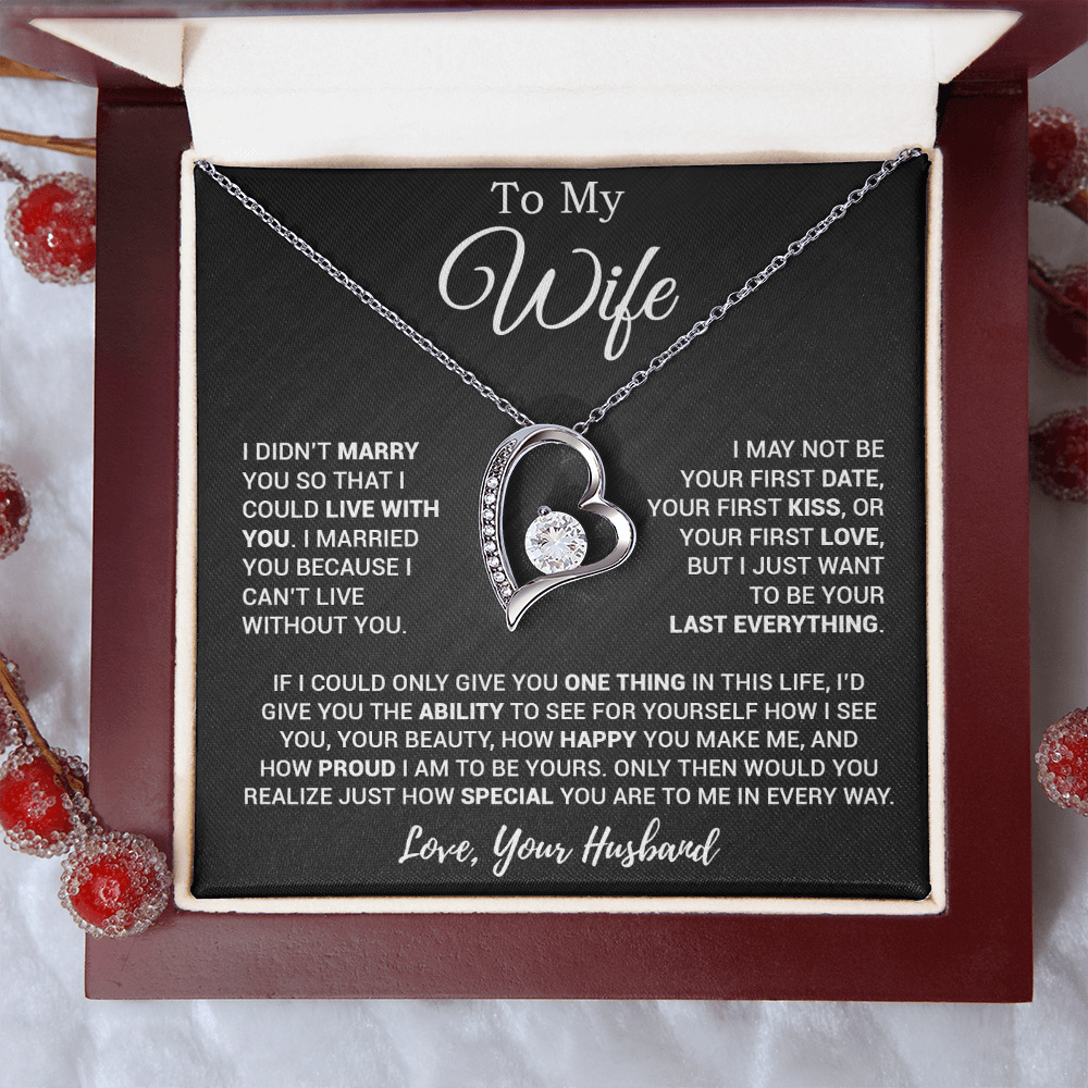 To My Wife Necklace, Gift For Wife, Anniversary Gift For Wife, Necklace For Wife 27_3
