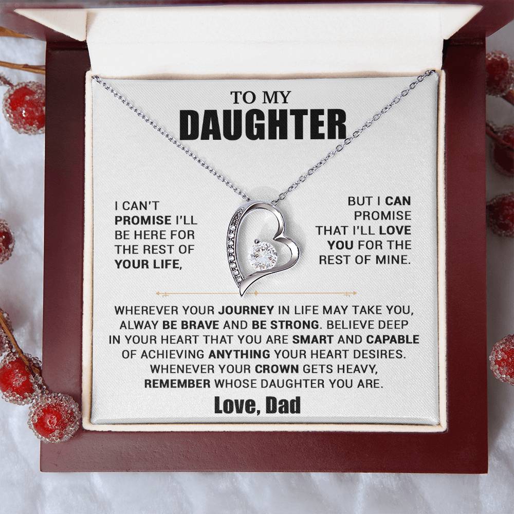 To My Daughter Necklace, Gift for Daughter from Dad, Daughter Father Necklace 11_10