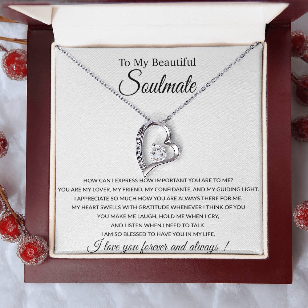 To My Soulmate Necklace, Gifts For Girlfriend Wife from Husband, Birthday Gift 25_3