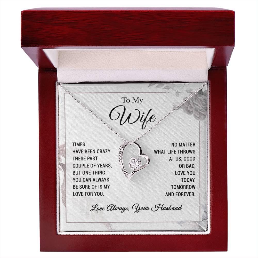 To My Wife Necklace Wife Gift from Husband, Anniversary Gift, Wife Birthday