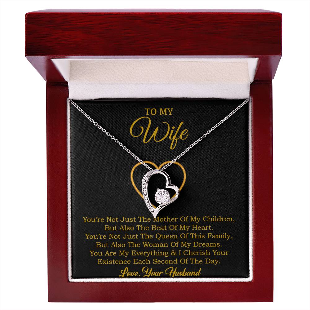 To My Wife Necklace, Gift For Wife, Anniversary Gift For Wife, Necklace For Wife 30_1_Gold