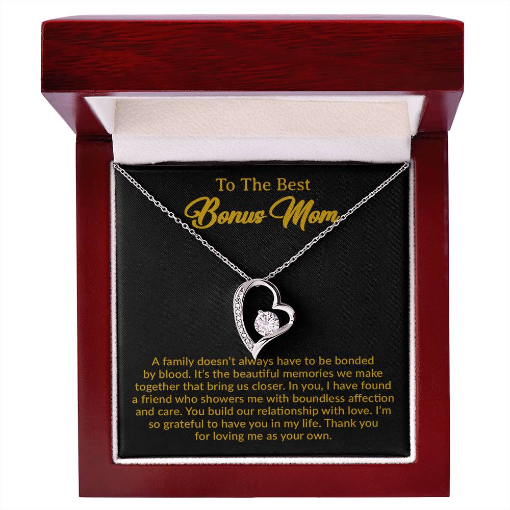 To My Bonus Mom Necklace from Daughter Son, Step Mom Gift, Mother's Day 10_12