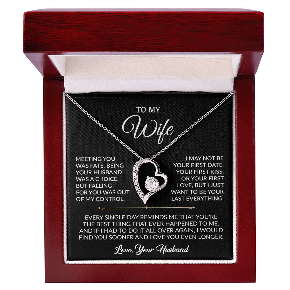 To My Wife Necklace, Gift For Wife, Anniversary Gift For Wife, Necklace For Wife