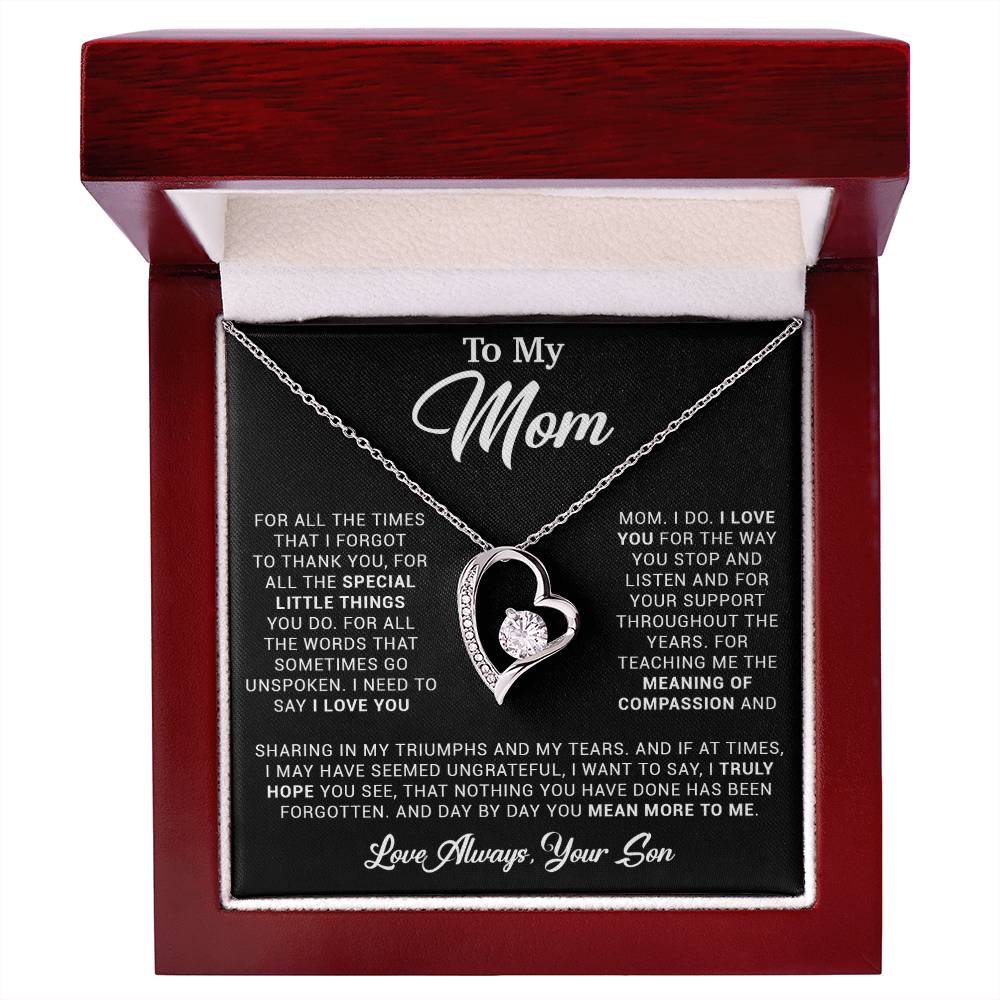To My Mom Gift for Mother from Son From Daughter Mom Birthday Gift, Mothers Day_ 3_4_Black