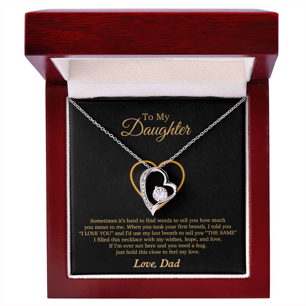 To My Daughter Necklace, Gift For Daughter From Dad, Daughter Father Necklace 3_11